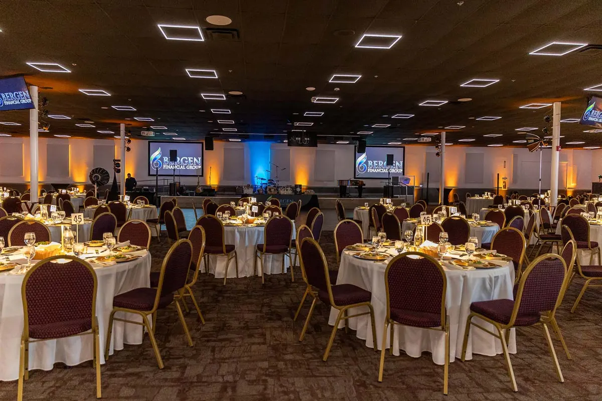 The Bristol Ballroom set for an evening event