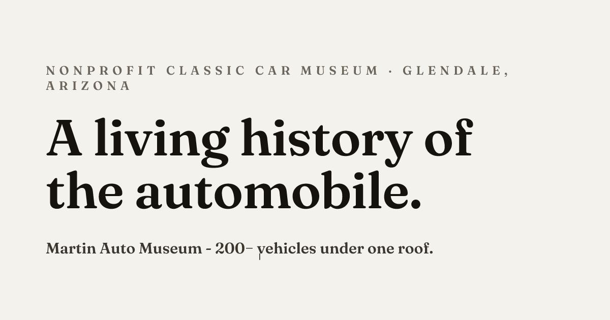 Martin Auto Museum